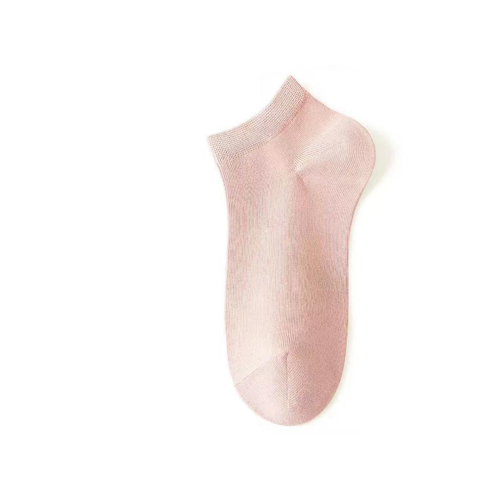 Women's Shallow-mouth Short Socks Breathable Sweat-absorbent Thin Solid Color Short Socks