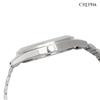 CREPHA Analog Japanese Quartz 10 ATM Water Simple Easy to Metal 18mm Band Suitable for High School and Junior High School Available in Blue and Silver