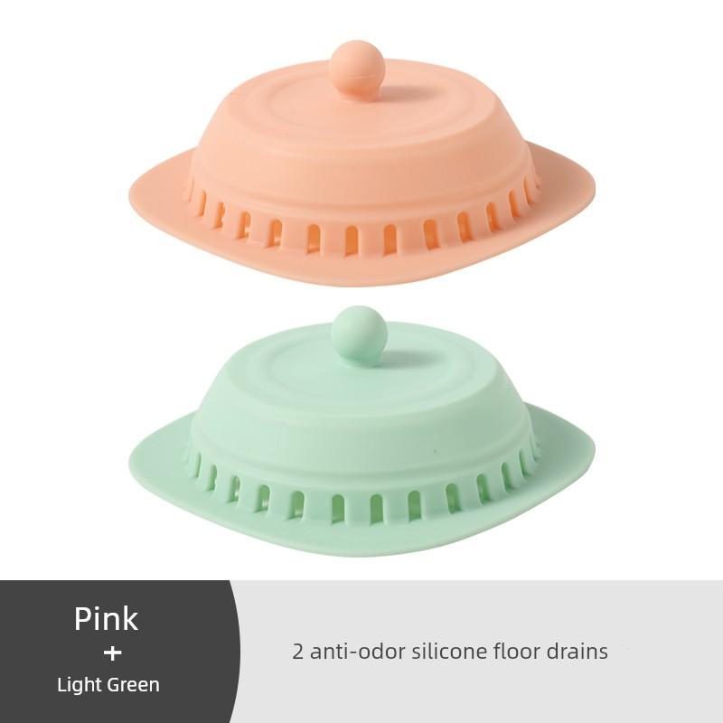 Floor Drain Anti-Odor Silicone Mat Toilet Odor Removal Sealing Cover Bathroom Sewer Anti-Odor Device