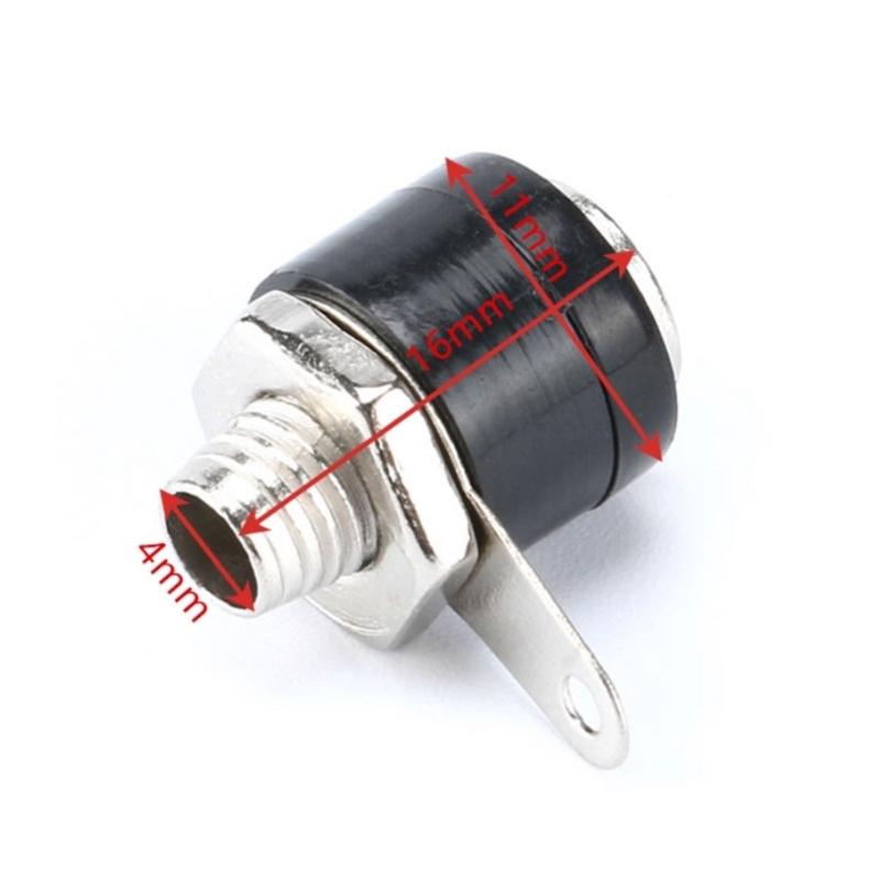 4MM Banana Outlet Couplings for Lecturer Systems Enhancers and DIY Sound Projects Metal Veneered Permanent Insulated Plan