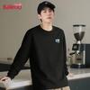 Baleno Men's Heavyweight Cotton Relaxed Fit Long-Sleeve T-Shirt