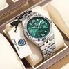 Luxury Business Men Wristwatch Waterproof Luminous Date Military Man Watch Stainless Steel Fashion Men's Quartz Watches