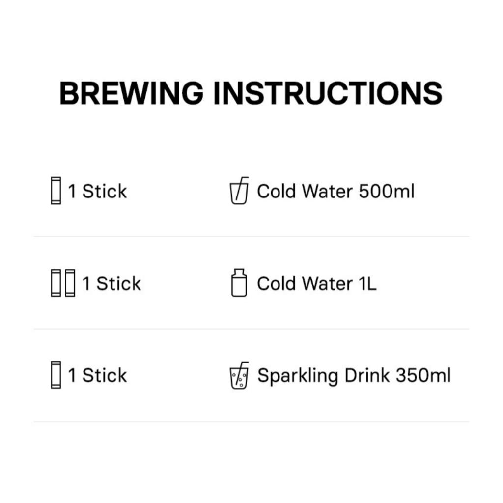 Osulloc Cold Water Stick Tea Bag Set(Strap Bottle 500ml)