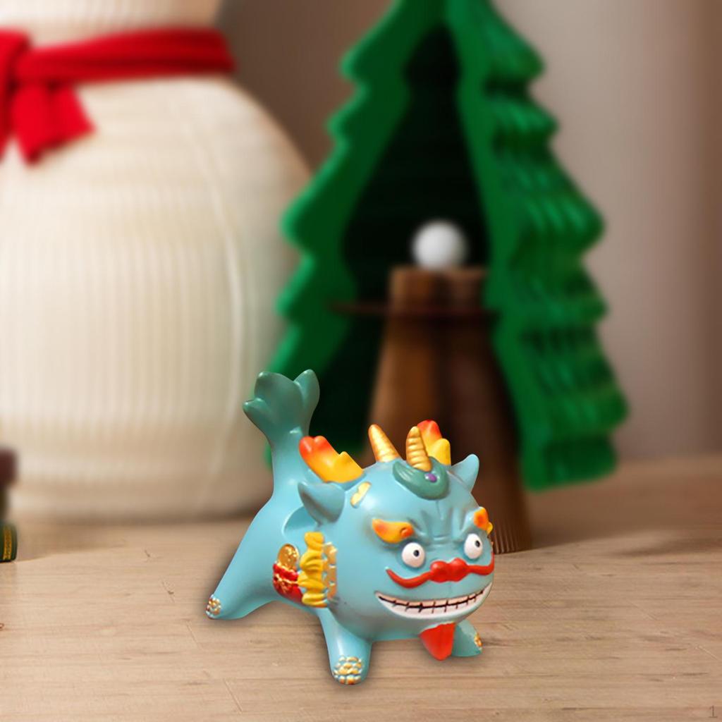 Chinese Dragon Figurine Phone Holder Cute Gift Statue Ornaments for Year Creative Gifts