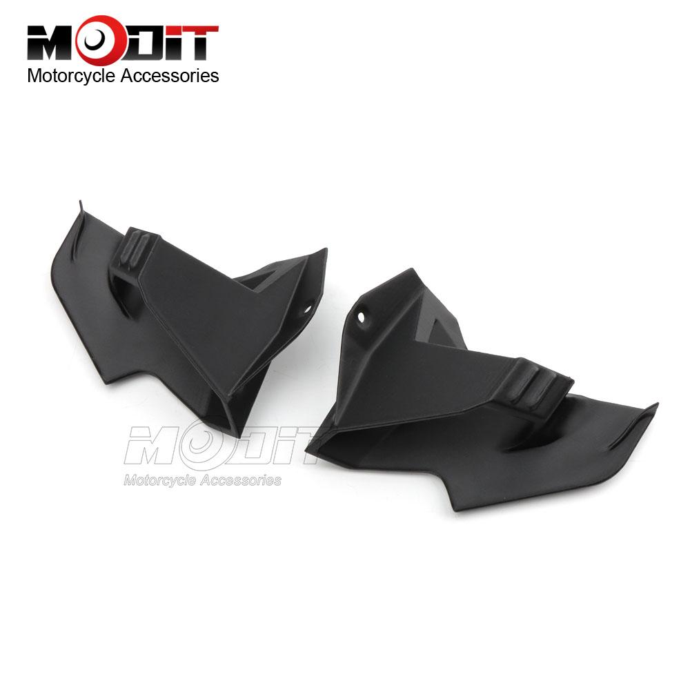For Kawasaki ZH2 2020-2025 2026 Motorcycle Front spoiler Lower spoiler lower lip Wing Side Fairing Fixed Lower lip Wing чёрный