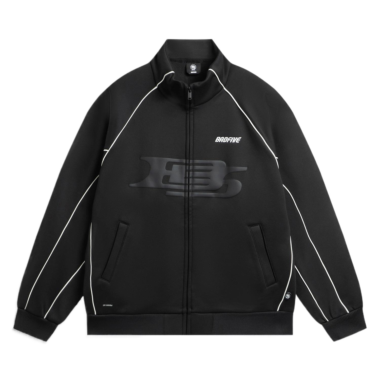 Li Ning SS26 Badfive Полосатая куртка на молнии Мужские куртки AJDW003-4 M