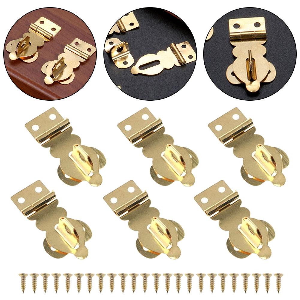 Brass Padlock For Jewelry Box Lock Vintage Box Lock 37*19MM Brass Padlock Buckle Adaptable To Various Boxes Easy Installation