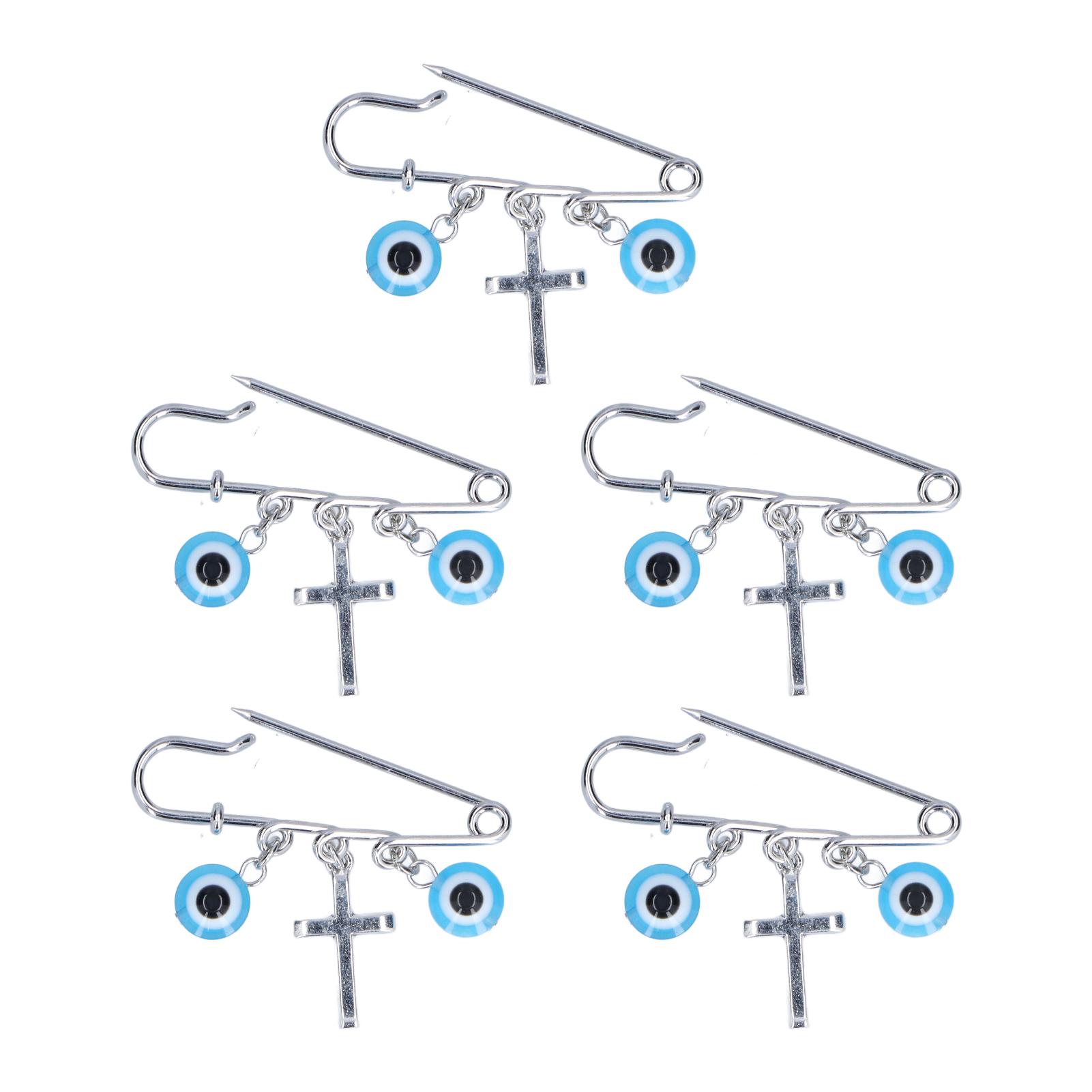 

5 шт. брошь-булавки со стразами многоцелевое изысканное мастерство модный дизайн синие броши