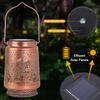 Solar Metal Hanging Lights IP65 Waterproof Hanging Lantern Birthday Gifts for Women for Yard Patio Porch Deck Backyard Outside