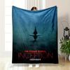 Spinning Top Design with "Inception" Theme, Flannel Blanket for Bedroom, Living Room, Sofa, and Nap.