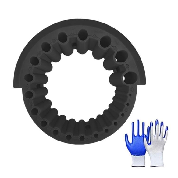 Comprehensive 20 Hole Drill Bit Sharpener and Glove Set Easy Operations Multipurpose Grinder Attachment Grinding Tool