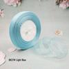 Cinta de Hilo de Nieve Transparente de 1,2 cm para Manualidades: Ganchillo, Accesorios para el Cabello, Lazos, Regalos, Empaque para Pasteles y Cajas, Cinta de Seda