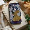C-CoralineS Phone Case For IPhone 1716 15 14 13 Pro Max 11 12 Mini X Xs XR Black Silicone Cover