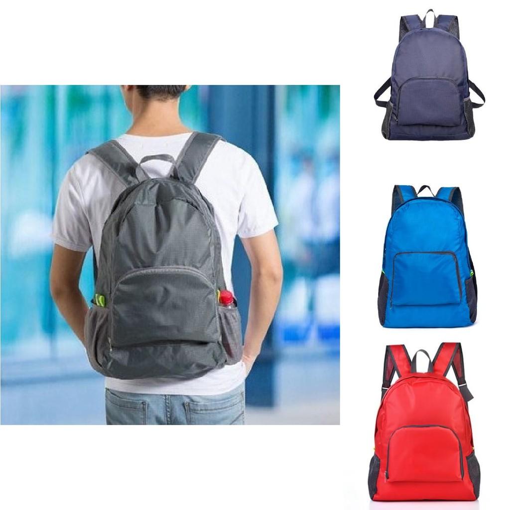 Codzienny składany plecak z oddychającego nylonu na wycieczki rekreacyjne