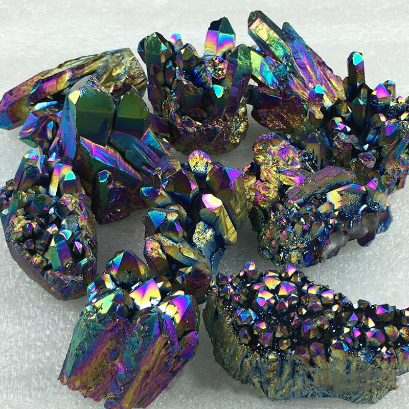 Exquisite Rainbow Titanium Crystal Mineral Specimen For Unique Gift Collections