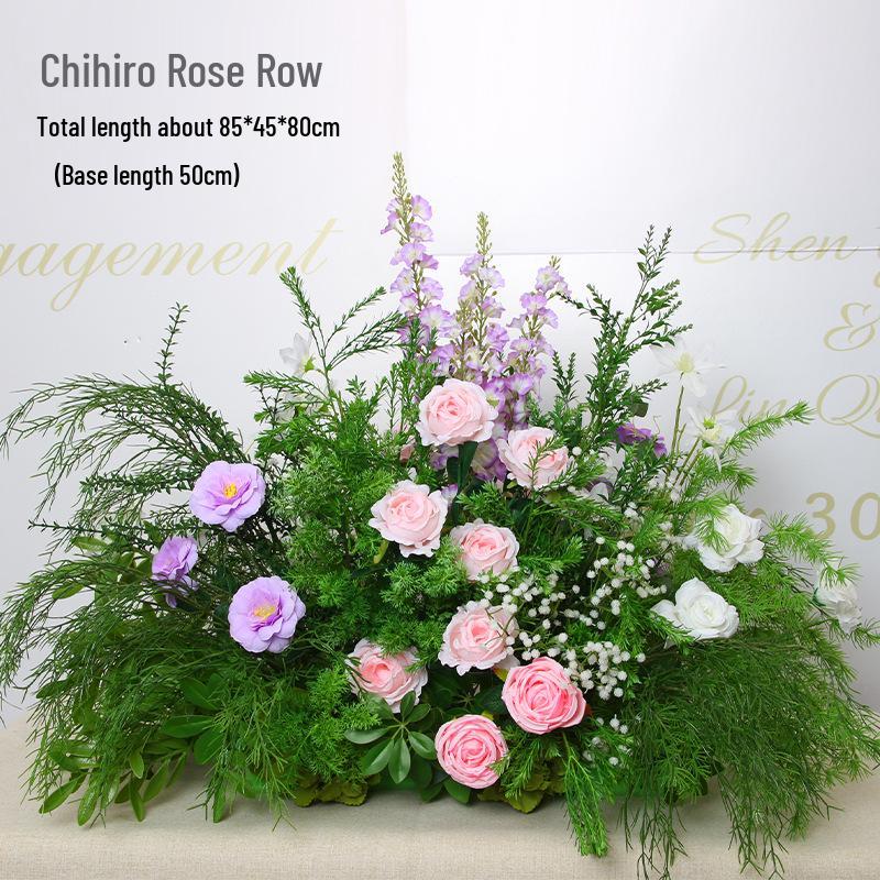 Mori Style Artificial Wedding Floral Aisle Decoration
