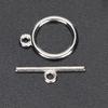 100 Sets Toggle Clasps Alloy 2mm OT Buckle   Jewelry Making Supplies for Necklace Bracelet