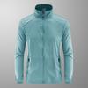 Summer 1011 men's ultra-thin breathable stand-collar UV protection jacket, fishing suit men's skin clothing live stream