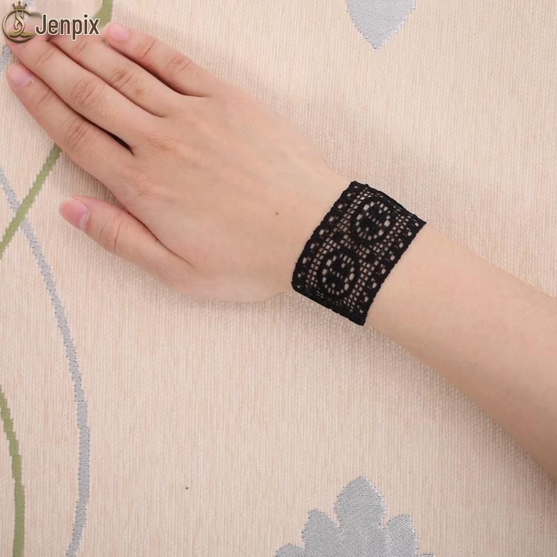 Summer Thin Lace Wrist Support - Women's Breathable Scar Cover Tattoo Sun Protection Gloves