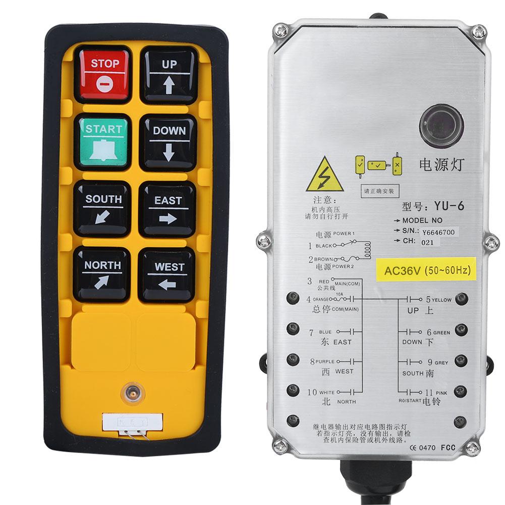 Industrial Remote Controller Crane Accessory Double Handle Waterproof Acid Oil Resistant