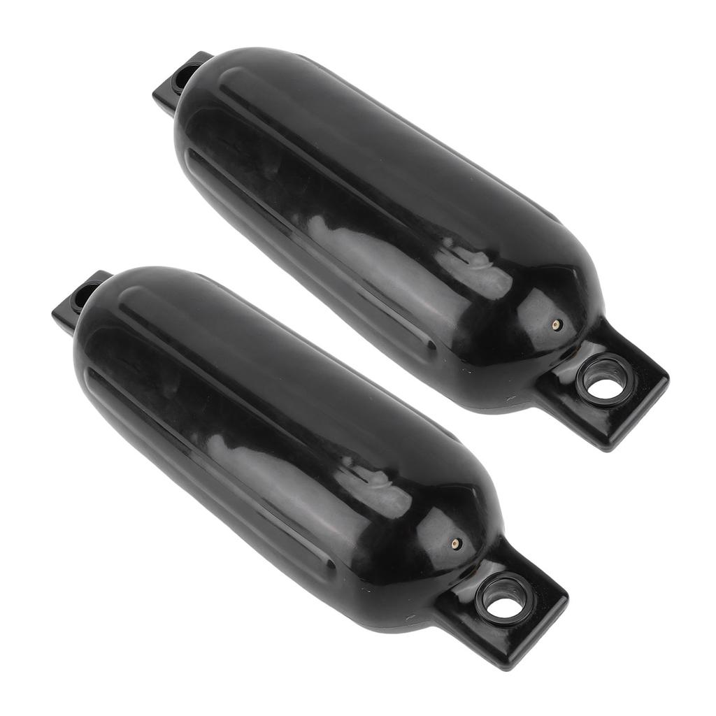 Aufblasbarer Bootsfender PVC Leicht Tragbarer Bootsanlegefender mit Schwarzem Seil für Yachtschiffe