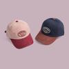 New Letter Baseball Cap Dopamine Color Blocking Embroidered Baseball Cap for Women with Versatile Face Showing Small Soft Top Baseball Cap