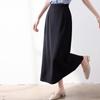 Black suit skirt women's summer thin high waist straight tube small man with one step hip wrap dress