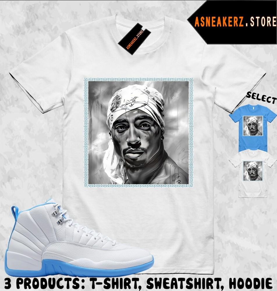Футболка в тон AJ 12 Melo 2025 Denver Nuggets Для сочетания с кроссовками Футболка Tupac Унисекс Футболка XL