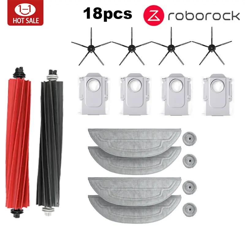 Roborock S8 Max V Ultra G20s Akcesoria do robota Odkurzacza ściereczka do mopa worki do odkurzacza szczotka boczna filtr wymienne części zamienne