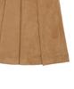 Hardcore Happiness Suede Pleats Skirt