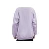 Li-Ning Sports Fashion Series Solid Color Crew Neck Pullover Fleece Casual Long Sleeve Sweatshirt Women Tops Icy-Fruit-Purple AWDRD64-4