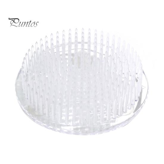 

1/2/3 шт. Основа для кріплення квіткової композиції, прозора пластикова квіткова жаба з міцними шпильками, присосками, портативний інструмент 1pc