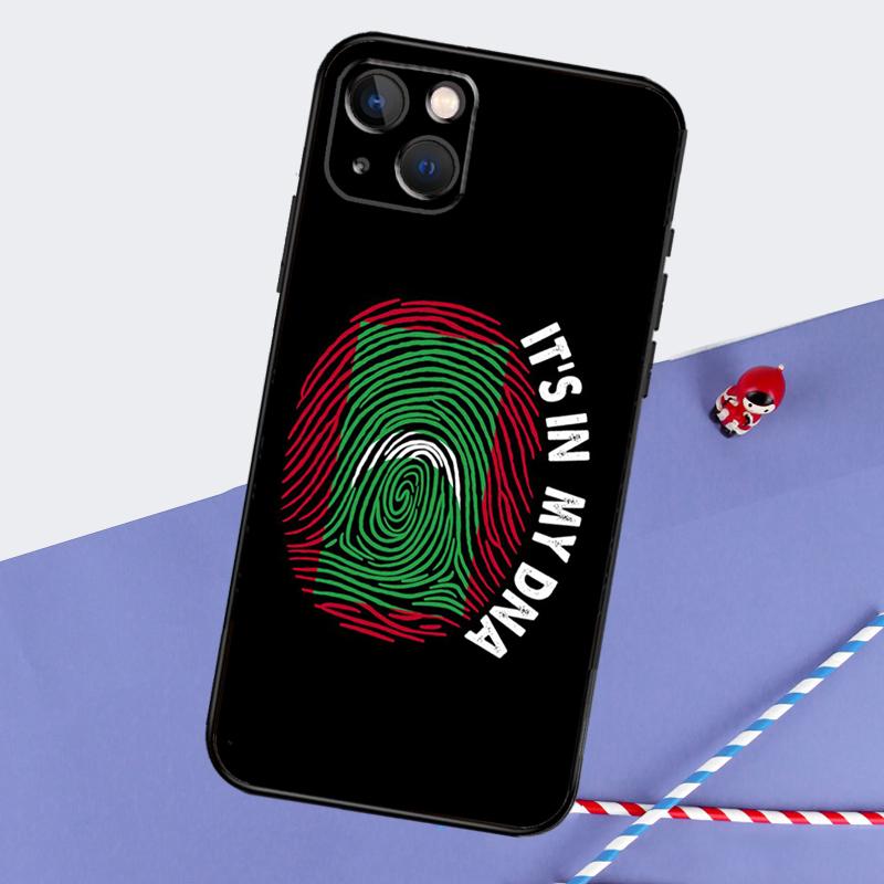 Maldives Flag Phone Case For iPhone 16 15 11 12 13 14 Pro Max Mini XS XR X 7 8 Plus Soft TPU Cover