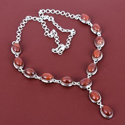 Collana giada serpente rossa collana di pietre preziose gioielli fatti a mano collana con catena regolabile in argento sterling 925 regali per la mamma gioielli in argento