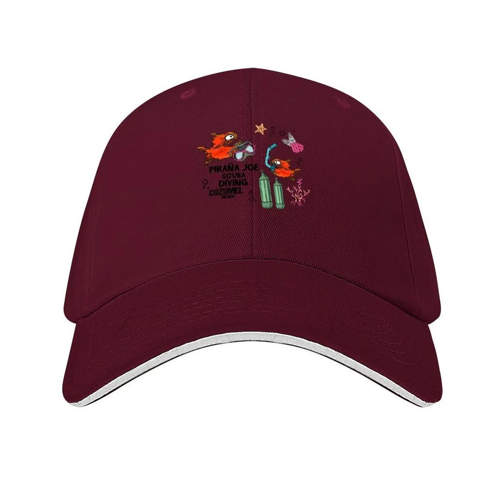 PIRANA JOE SCUBA Baseballkappe Golfhut Echter Sonnenhut Taktische Kappe Rave Damen Hüte Herren