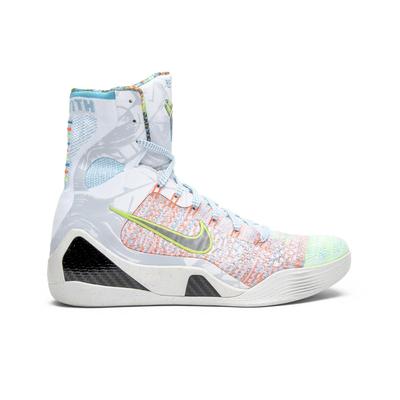 Nike Kobe 9 Elite Premium 'What The Kobe' (Unisex) Multi-Color / Reflect Silver / Chlorine Blue Basketball Shoes 678301 904