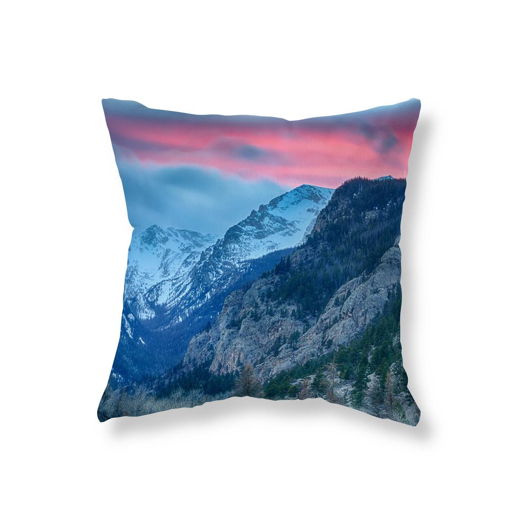 Kissenbezug mit Sternenhimmel-Landschaft, für Sofa, Auto, Dekoration, Büro, Spielstuhl, Kissenbezug, Zimmer, Heimdekoration, Kissenbezug, 45 x 45 cm