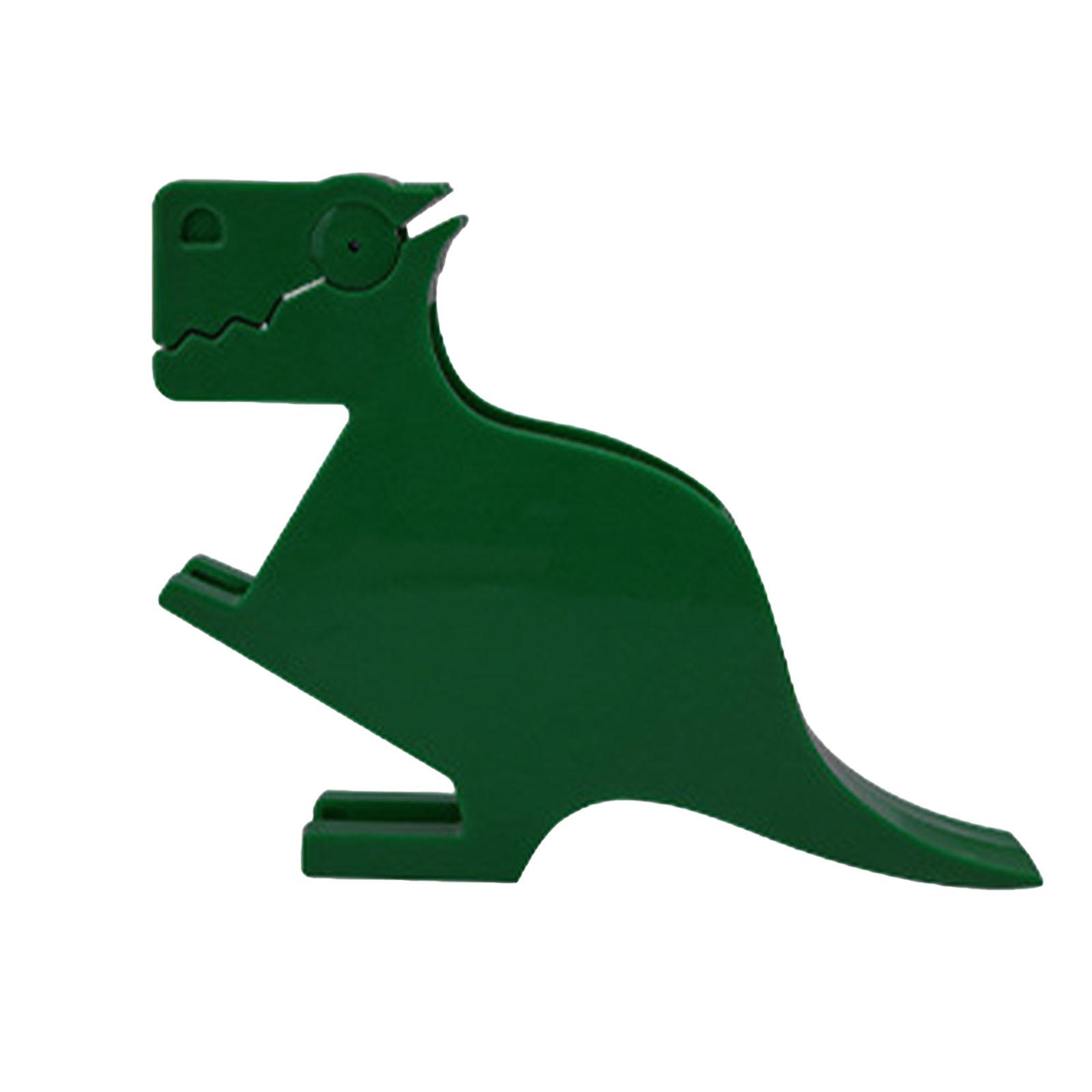 

Desktop Sticky Notes Holder Multi-Purpose Funny Tabletop Storage Organizer Creative Business Card Holder for Home Decor Reminder зелений