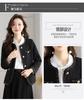 Bold woolen French socialite high-end top