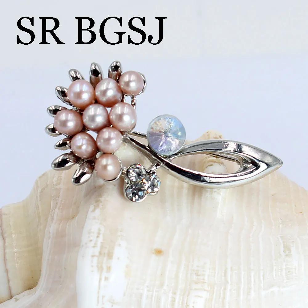 Luxury Jewelry 100% Genuine Natural Freshwater Pearl Wedding Micro-inlaid Zircon Coat Women All Match Accessories Pin Brooch