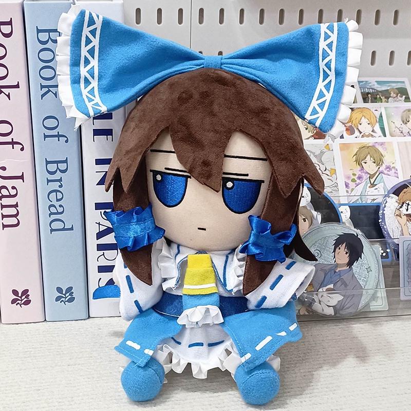 20cm Kawaii Patchouli Knowledge Plush Toy Touhou Project Plushie Anime Moriya Suwako Hakurei Reimu Stuffed Dolls Birthday Gifts