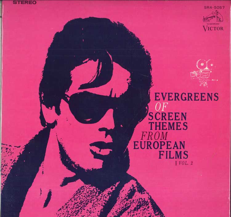 LP Record VARIOUS - Evergreens Of Screen Themes From Eu SRA5057 VICTOR 1966 Japan Soundtracks & Musicals Used