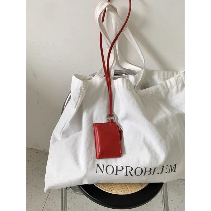 Korean version spring and summer new women s bag square zipper change bag card bag ins niche versatile red bag versatile pendant красный