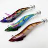 1Pcs Luminous Sea Fishing Umbrella Hook Wooden Lead-Head Shrimp Squid Hook For Squid Cuttlefish Lure Bait