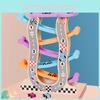 Layer Six Wooden Track Car Children Stem Toy Cognitive Skills Play Creative