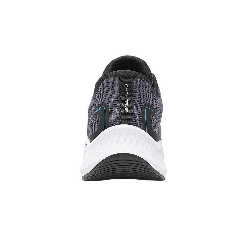 Skechers Go Comfortable Versatile Durable Breathable Low Top Running Shoes Men Sneaker Gray Black 220880-CCBK