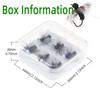 6pcs/Box Fly Fishing Flies Dry Fly Black Foam Ant for Riverine Trout, Panfish, Bass, Grayling, and Carp Fishing Lures