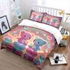 Romantic Teddy Bear Gift Set Exquisite Three-piece Bedding Set Gift for Kids and Adults