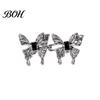 Decorative Scarf Accessory 1 Pair Pant Waist Tighteners, Metal Butterfly Star Jeans Button Functional Fashion Buckle Pins, Adjustable No-Sew