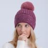 Wool hat women's autumn and winter new velvet thickened knitted hat soft imitation rabbit hair fashion warm and cold beret